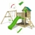 FATMOOSE Spielturm Klettergerüst JazzyJungle mit Schaukel & apfelgrüner Rutsche, Spielhaus mit Sandkasten, Leiter & Spiel-Zubehör - 3